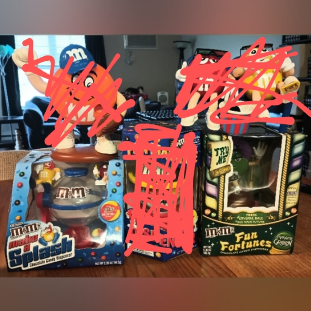 NWB M&M Dispenser Collection - 2 LEFT